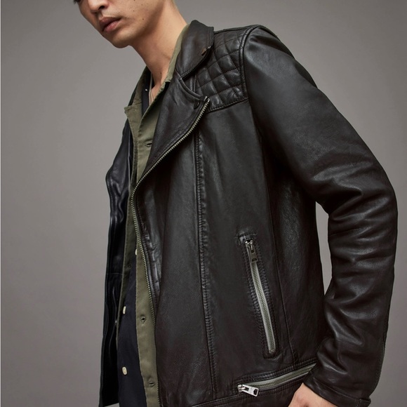 *NWT* ALL SAINTS Catch Biker Jacket - Picture 4 of 9